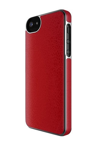 Apple Uyumlu iPhone Adopted Se 5s 5 İle Deri Wrap Kılıf Kırmızı Aph11156