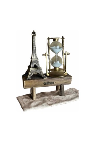 Eyfel Kuleli Kum Saati Dekoratif Hediyelik Eşya Retro Eyfel Kulesi