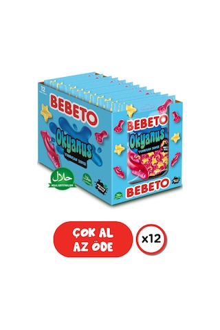 Bebeto Okyanus 80 Gr. Jelly 12'li Paket