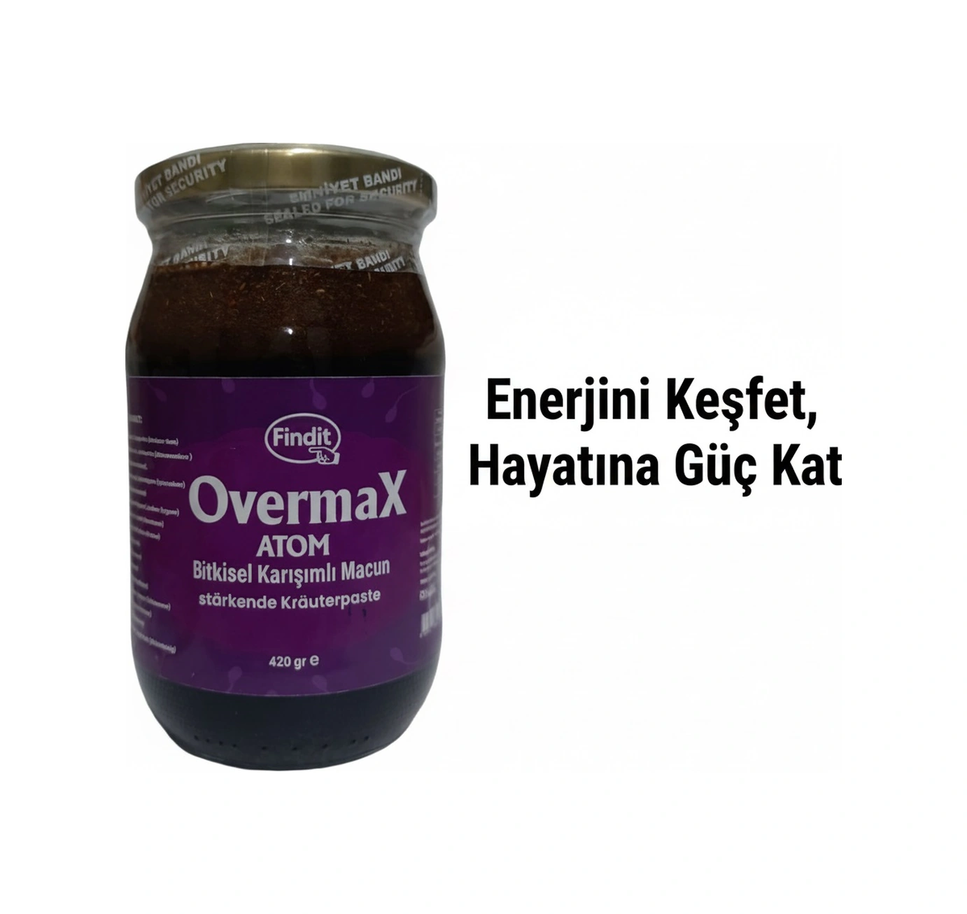 Findit Overmax Bitkisel Karışımlı Atom Macun 420 G
