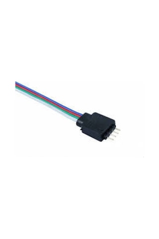 1 Adet Erkek 4 Pin Rgb Şerit Led Soketi Ekleme Aparatı