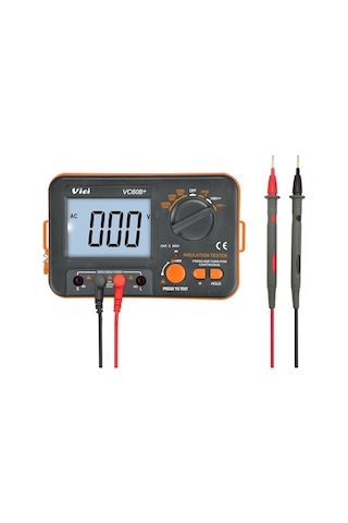 Vc60b + Dijital Yalıtım Direnci Test Cihazı Vıcı Megger Megohm Metre 250v 500v 1000v Yüksek Gerilim Ve Kısa Devre Giriş Alarmı