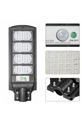 Forlife 400watt Güneş Enerjili Solar Premium Sokak Yol Ve Bahçe Aydınlatma Lambası 1 Adet