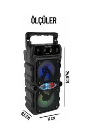 Home Büyük Boy Bluetooth Hoparlör Çoklu Bağlantı Çift Çıkışlı Taşınabilir Kesintisiz