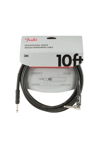 Fender Professional Series Instrument Cable 3 Metre - (Düz-Açılı)