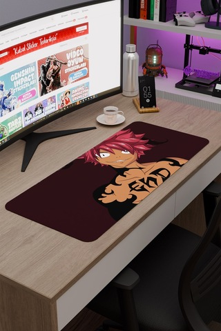 Fairy Tail Anime V2 - 70x30 Xl Gaming Kauçuk Kaymaz Taban Mouse Pad Fare Altlığı