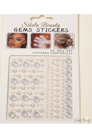 "body & Nail Art Gems" Vücut Ve Tırnak Kristal Çıkartmaları