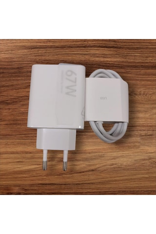 67w Turbo Şarj Cihazı Aleti 6a Kablo adaptör Seti Type C Usb Xiaomi Redmi Samsung Uyumlu Duvar Tipi