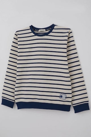 Breeze Erkek Çocuk Sweatshirt Arma Detaylı 4-10 Yaş, Ekru