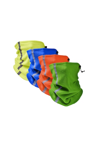 Geeroyoo Soğuk Hava İçin Polar Fleece Isıtıcı Boyunluk - Bisiklet, Dağcılık, Kayak Aktivitelere Uygun Mavi Mavi