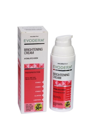 Evoderm Aydınlatıcı SPF 50+ Leke Kremi 50 ML