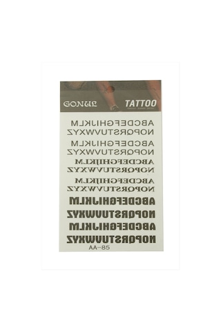 Yazılı - 561 - Tattoo - Ilkestor - Dövme Sticker-11928331-beyaz