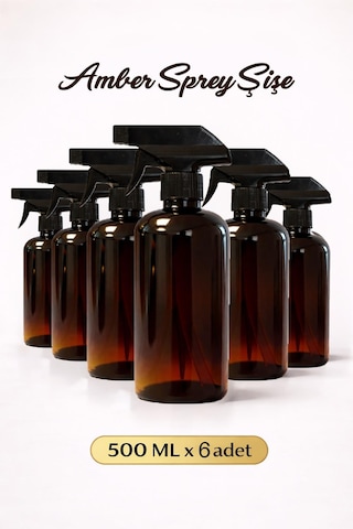 Amber Sprey Şişe 500 Ml - 6 Adet