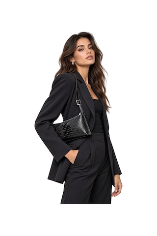 Bags Prime Timsah Desen Baget Çanta - Siyah