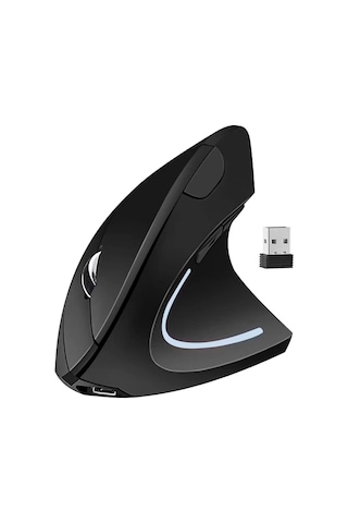 Ergonomik Fare, Dikey Kablosuz Bilgisayar Faresi 2.4g - Perfet