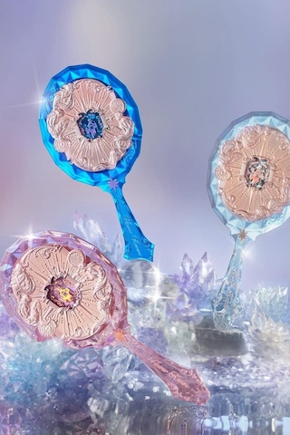 Flower Knows Moonlight Mermaid El Aynası Lüks El Işçiliği El Aynaları Pinky 2