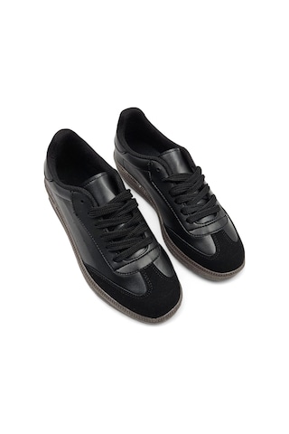Retrowalk Siyah Retro Rahat Kadın Sneaker Spor Ayakkabı Siyah