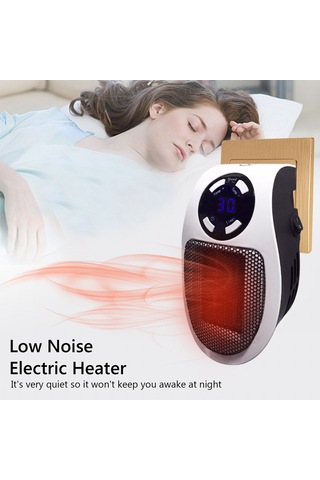 Vkemall Led Ekranlı Zamanlayıcı Duvar Prizi Elektrikli Alan Isıtıcısı