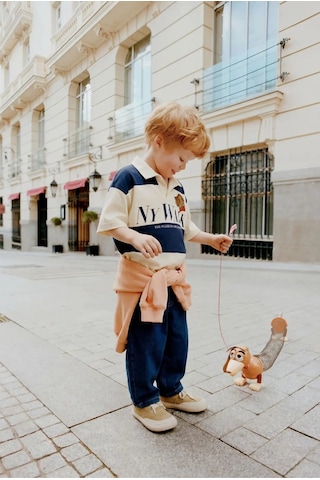 Poala Kids Ny Polo Yaka Tshirt Siyah
