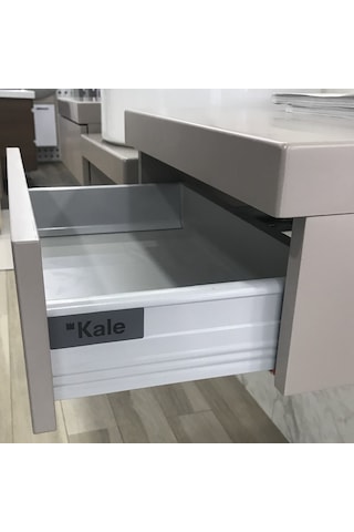 Kale Eternal 50Cm Banyo Dolabı (Bas-Aç Çekmece) (Kompakt Laminat) Çok Renkli
