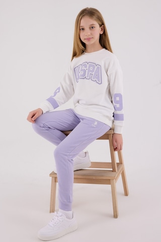 U.S. Polo Assn. U.s. Polo Assn Kız Çocuk Beyaz Eşofman Takımı Us2321-c-v1 Beyaz
