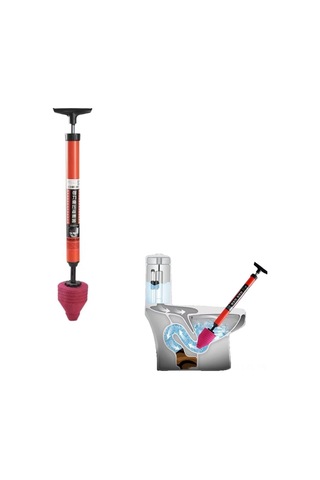 Lemestar Yüksek Basınçlı Pnömatik Tuvalet Tıkanıklık Aracı - Abs Kolu, 120psi, Tuvalet/arıtma Boruları İçin Çabuk Çözüm Diğer