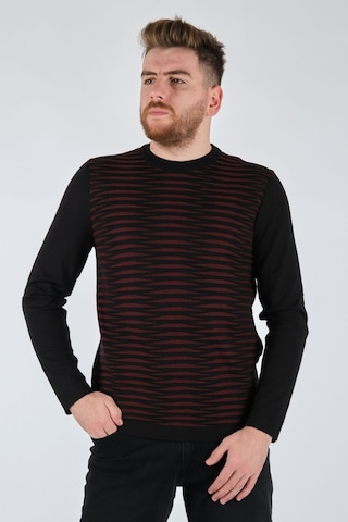 Ecer Minimalist Erkek Triko - Uzun Kol - Rahat Ve Şık Siyah