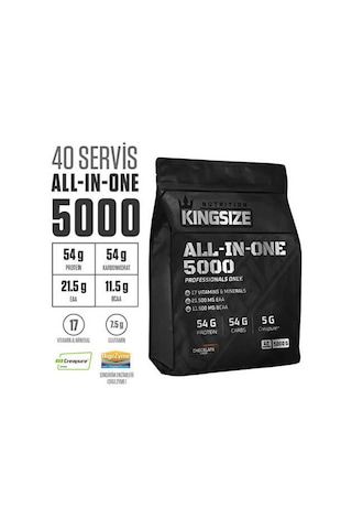 Kingsize Nutrition All In One 5000 Gr - Çikolata çikolata