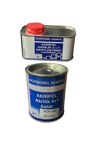 Akzo 4+1Akrilik Astar 1Litre+ Sertleştirici 250 Ml