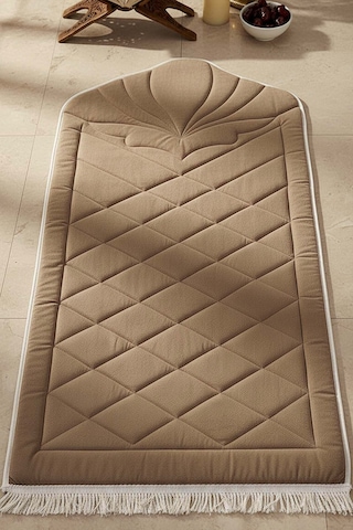Vizon Kapitone Dolgulu Lüks Seccade 65x115 Cm