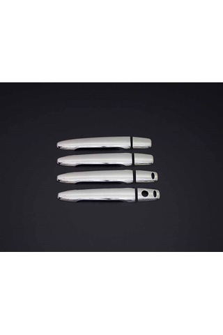 Omsa Citroen C-crosser Krom Kapı Kolu 8 Parça Tek Delikli Çift Sensörlü 2007-2012 Arası