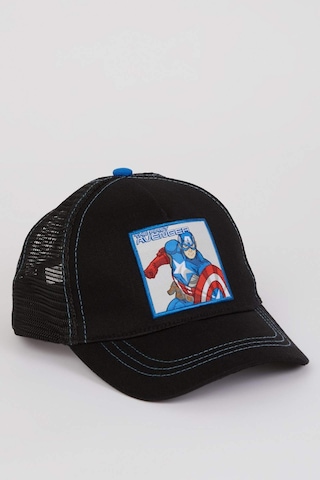 DeFacto Erkek Çocuk Marvel Avengers Etiket Baskılı Pamuklu Cap Şapka D9790A825SMBK27