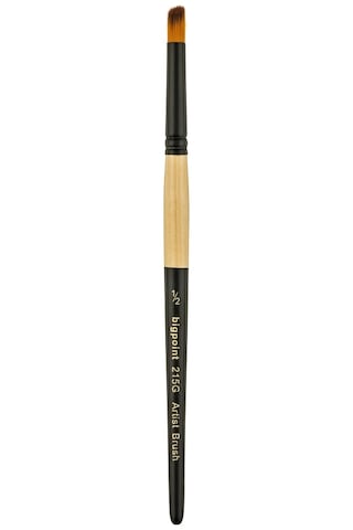 Bigpoint 215g Serisi Sentetik Kıl Geyik Ayağı Fırça No: 1/2 X 12 Adet