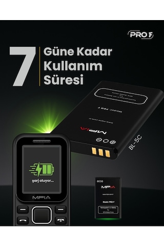 Yerli Üretim Kamerasız Tuşlu Cep Telefonu 7 Gün Şarj Asker Yaşlı Öğrenci Telefon 2 Yıl