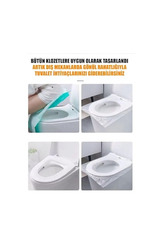 Yıldızhane Şeffaf Klozet Kapak Kılıfı Naylon Klozet Kapak Örtüsü 50 Adet Tyck5bl0cn172614563068320 Diğer