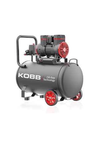 Kobb KBK50S 2.0 Hp 50 L 8 Bar Yağsız Sessiz Taşınabilir Hava Kompresörü