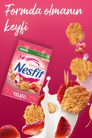 Nestle Nesfit Kırmızı Meyveli Kahvaltılık Gevrek 400 G