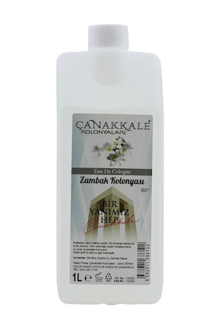 Çanakkale Kolonyaları Beyaz Zambak Korumalı Kapak Yeni Model Bidon Kolonyası 2 x 1 L