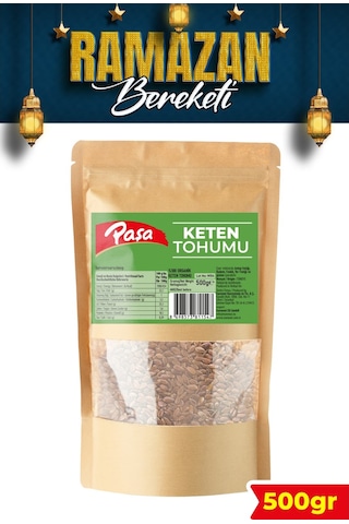 Keten Tohumu 500 Gr Yüksek Lifli Ve Omega-3 Kaynağı