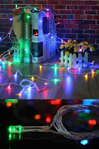 Tedaks 10 Metre 100 Ledli 8 Fonksiyonlu Karışık Renkli Rgb Led Lamba RGB