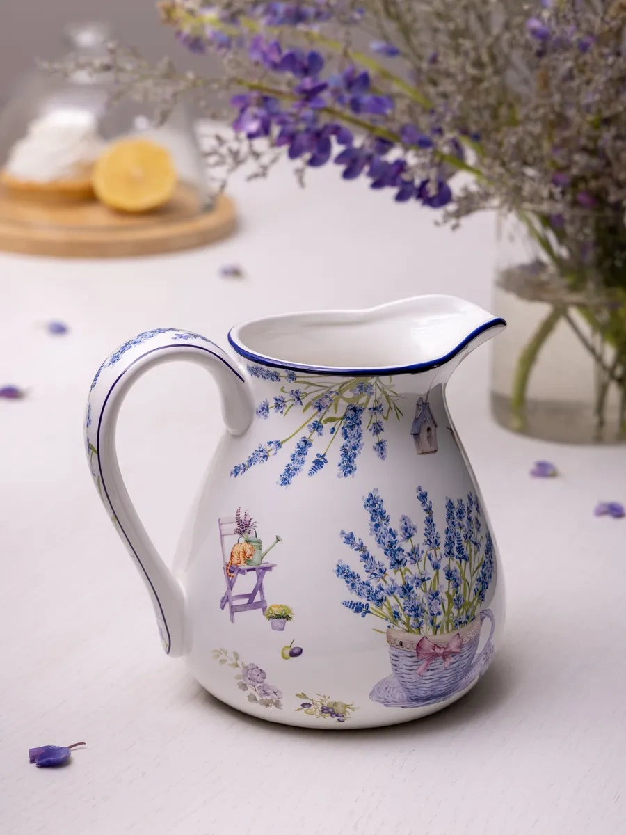 Lefard Porselen Sürahi "provence Lavanta" 1,1 L 174154027