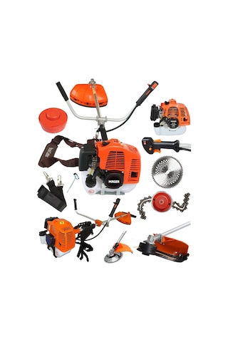 Mager 52 CC 9.9 HP Benzinli Yan Tip Çapa Aparatlı Tırpan Makinası Çapalama