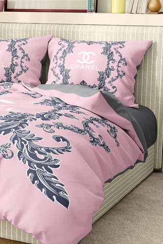 Marka Nevresim Takımı Çift Kişilik Pamuklu Saten Kumaş 6 Parça 3d Dijital Baskı Duvet Cover Set Model No:20 Renkli