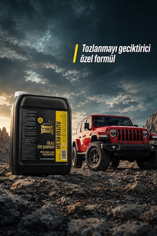 Autofresh PH Nötr Araç Araba Yıkama Cilalı Oto Şampuanı 5 L