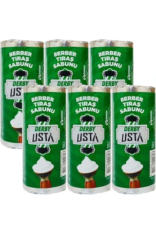 Derby Usta Berber Tıraş Sabunu 6 x 75 G