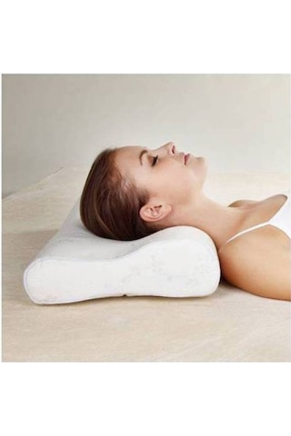 Visco Ortopedik Büyük Yastık Beyaz