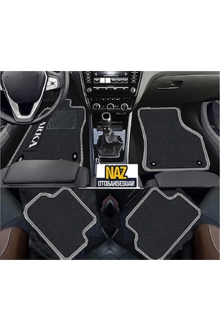 Bmw 3 Serisi E 21 Siyah Halı Gri Kenar Petek Topuk