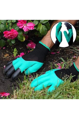Toprak Kazma Ekme Çapalama İçin Korumalı Bahçe Eldiveni