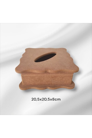 Ahşap Ham Mdf Boyanabilir Peçetelik