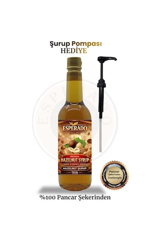 Premıum Fındık Aromalı Kahve Şurubu 750 Ml Diğer